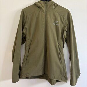 Arc'teryx Women's Gamma SL Jacket Olive Green Tatsu Size L Great Condition